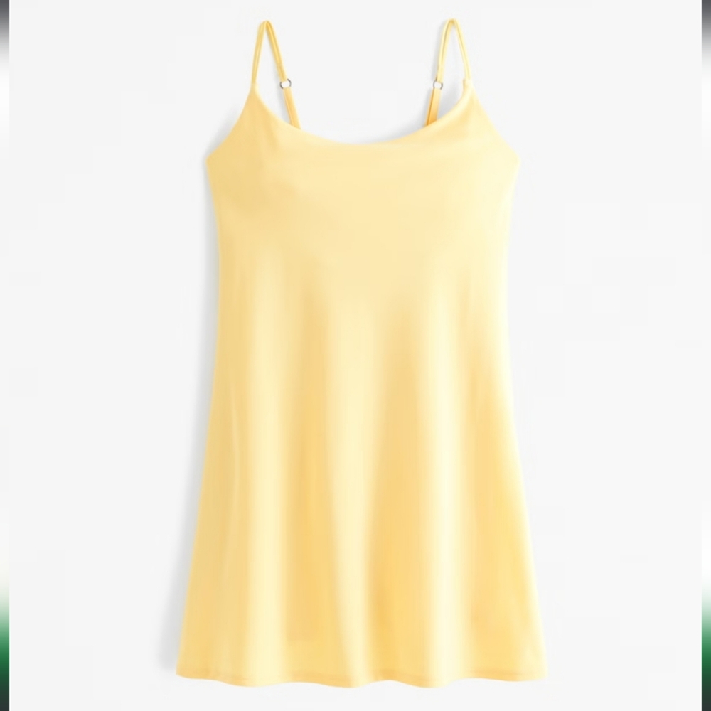 Abercrombie & Fitch Yellow Mini Dress